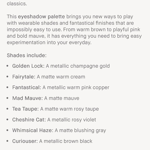 🐰♣️NWT BOBBI BROWN DISNEY ALICE IN WONDERLAND EYE SHADOW PALETTE METALLIC 🐇🐰 - Picture 12 of 12